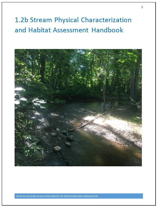 cover page of Stream Habitat Assessment Guide